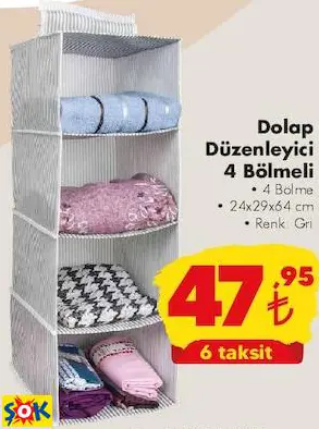 DOLAP DÜZENLEYİCİ 4 BÖLMELİ